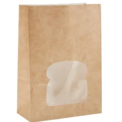 Lot de 250 sacs sandwich Kraft Recyclable avec Fenêtre - Colpac