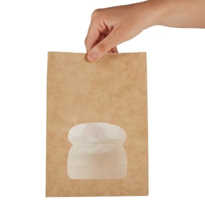 Lot de 250 sacs sandwich Kraft Recyclable avec Fenêtre - Colpac
