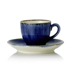 Lot de 6 tasses à espresso et soucoupes en Porcelaine 0,09 L H 75 mm - Was Germany