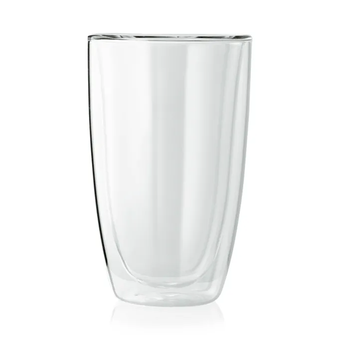 Lot de 2 Verres à café latte en Verre H 136 mm Ø 54 mm - Was Germany