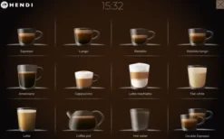Machine à Café Automatique - 2 Tasses - 6L - Hendi