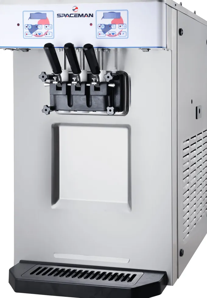 Machine à Glace Italienne sur Comptoir - 2 Parfums + Panachage - 45 L/h - Spaceman