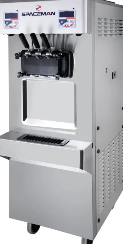 Machine à Glace à l'Italienne sur Roulettes - 2 Parfums + Panachage - 80 L/h - Spaceman