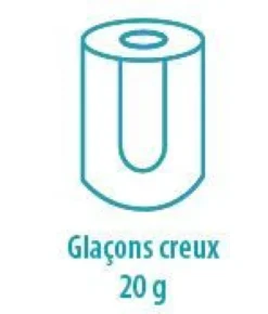 Machine à Glaçons à Palettes Gamme QUASAR 34 kg/24h- ITV