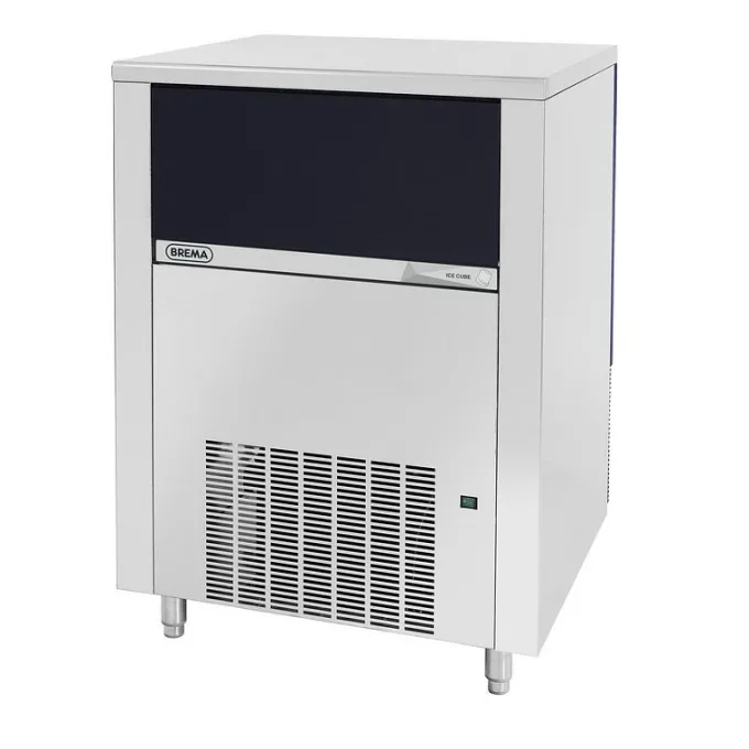 Machine à Glaçons Pleins 155 kg/24h Réserve-Bac 65kg Condenseur Air - BREMA