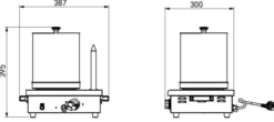 Machine à Hot Dog - 2 Plots Chauffe-Pains - Combisteel