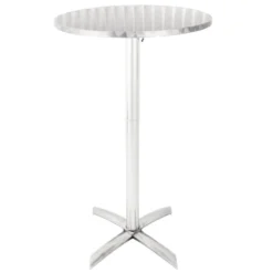 Mange-debout inox plateau basculant Bolero 600 mm