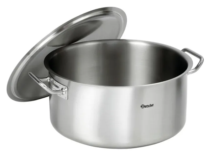 Marmite Inox avec Couvercle - 25 L - Ø 43 cm - Bartscher