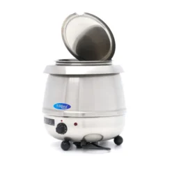 Marmite à Soupe – 10 L – Pot Intérieur Amovible – Inox – avec Encoche - Maxima