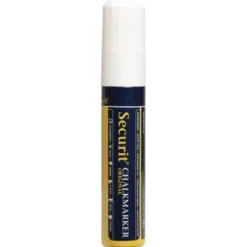 Marqueur craie pour ardoise effaçable Securit 15 mm - Blanc