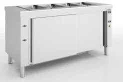 Meuble Bain-Marie Sec Inox Réserve Neutre 1600 x 700 mm - Eratos