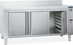 Meuble Inox Chauffant Mural - GN 1/1 - Portes Battantes - Gamme 700 - Distform