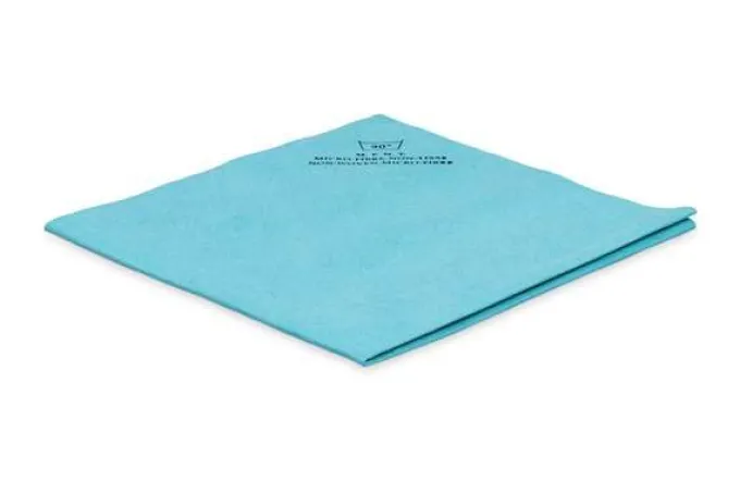 Microfibre bleu 40x38cm 130gr - Colis 50 sachets de 5 - De Witte