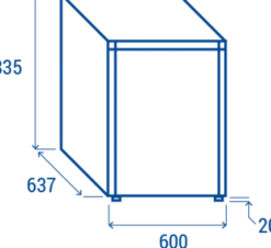 Mini Armoire Réfrigérée Positive Blanche QR 200 - 200 Litres - Cool Head