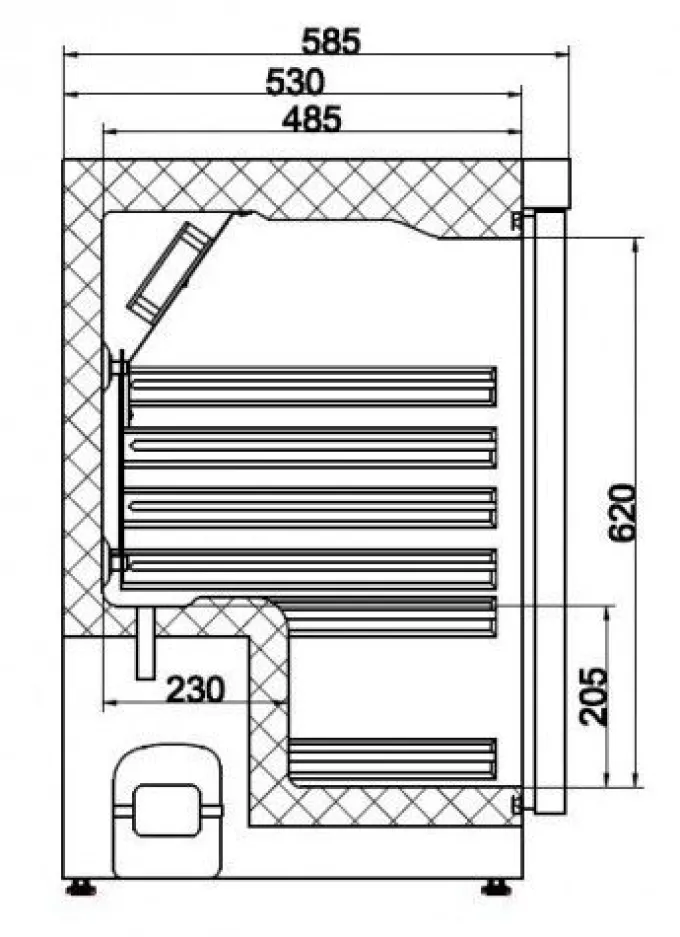 Mini armoire réfrigérée Positive 130 l - Combisteel