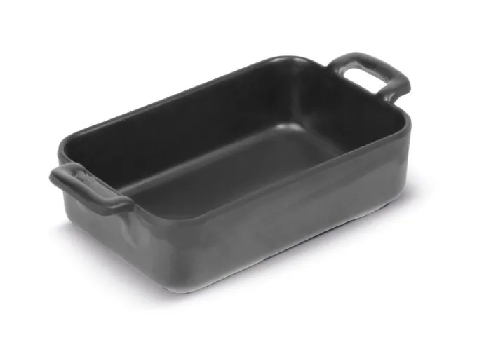 Mini Casserole Rectangulaire Mélamine Noire 19,5 x 10 cm - Pujadas
