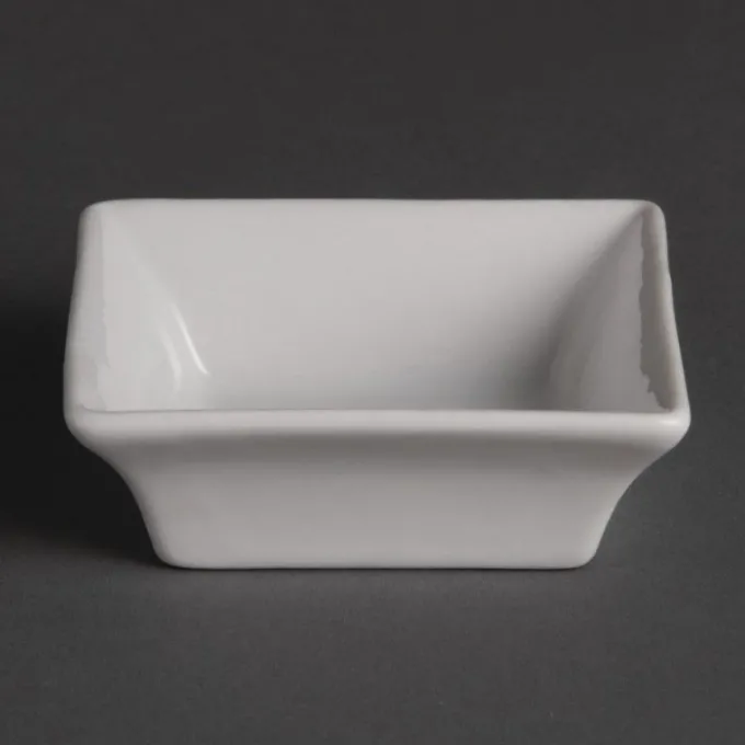 Mini-Plats Carrés 75mm Lot de 12 Olympia