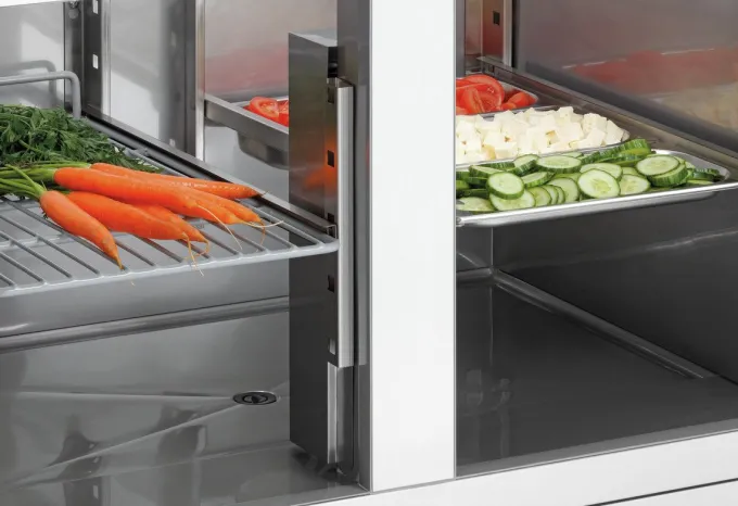 Mini Table Réfrigérée Positive - 2 portes 260 litres - Bartscher