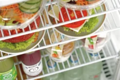 Mini Vitrine Réfrigérée 4 faces à Poser - Blanche 78 litres - Bartscher