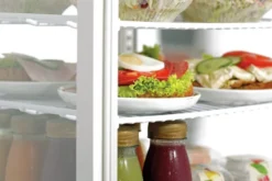 Mini Vitrine Réfrigérée 4 faces à Poser - Blanche 78 litres - Bartscher