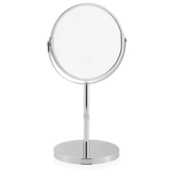 Miroir de maquillage en Chrome L 345 mm H 345 mm Ø 170 mm - Was Germany