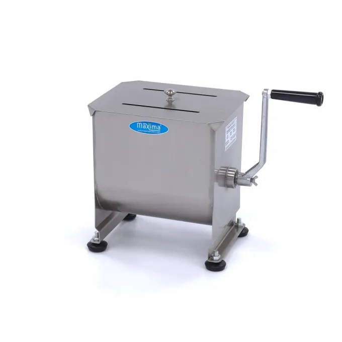Mélangeur à Viande - 10 L - 7,5 kg Viande - Axle Unique - Manuel - Maxima