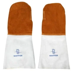 Moufles Anti-Chaleur en Cuir +250°C 420 mm - Mafter