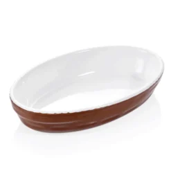 Moule a pâtisserie en Porcelaine brun L 220 mm l 135 mm H 40 mm - Was Germany