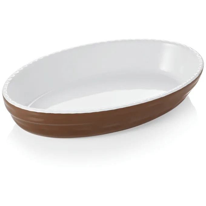 Moule a pâtisserie en Porcelaine brun L 240 mm l 140 mm H 45 mm - Was Germany