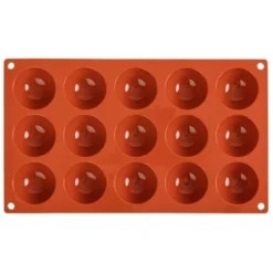 Moule à 15 Demies Sphères en Silicone - Pavoni