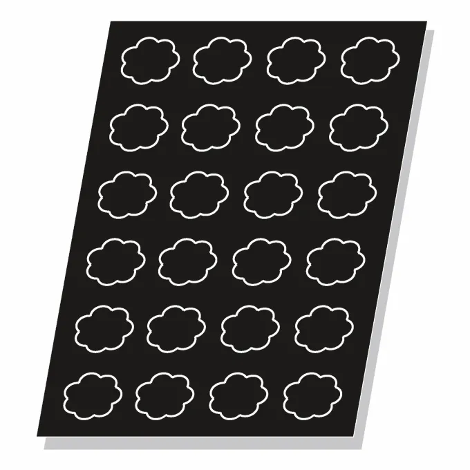 Moule Flexipan® Plaque Silicone 24 Charlottes - Pujadas