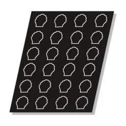 Moule Flexipan® Plaque Silicone 24 Coquilles Saint-Jacques - Pujadas