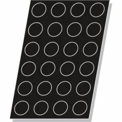 Moule Flexipan® Plaque Silicone 24 Marguerites en Relief - Pujadas