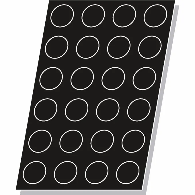 Moule Flexipan® Plaque Silicone 24 Marguerites en Relief - Pujadas
