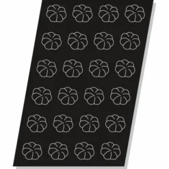 Moule Flexipan® Plaque Silicone 24 Fleurs 80 ml - Pujadas