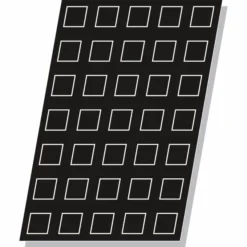 Moule Flexipan® Plaque Silicone 35 Pyramides - Pujadas