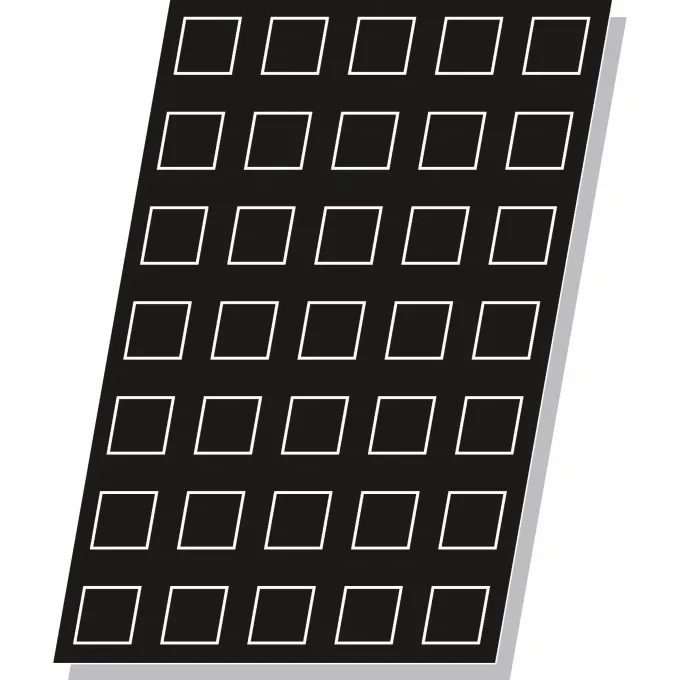 Moule Flexipan® Plaque Silicone 35 Pyramides - Pujadas