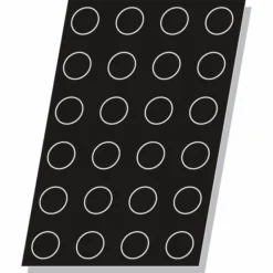 Moule Flexipan® Plaque Silicone 24 Cylindres - Pujadas