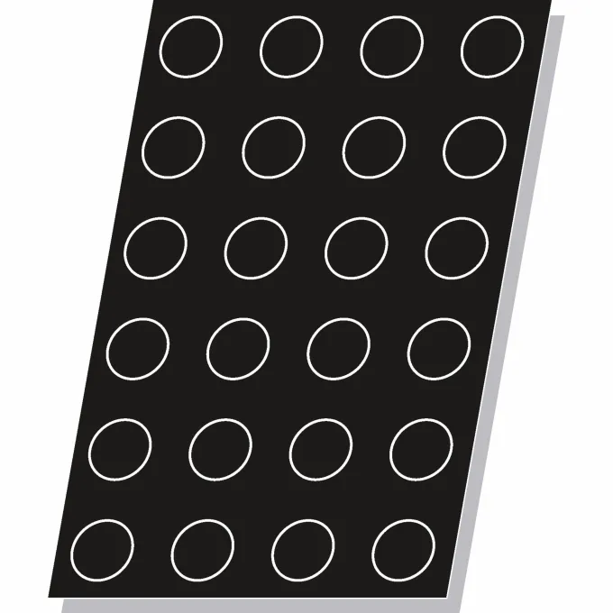 Moule Flexipan® Plaque Silicone 24 Cylindres - Pujadas