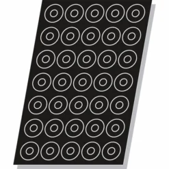 Moule Flexipan® Plaque Silicone 24 Savarins Ronds - Pujadas