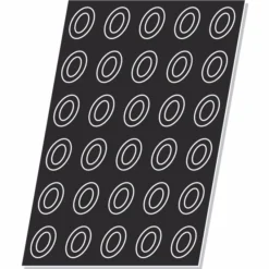 Moule Flexipan® Plaque Silicone 24 Savarins Ovales - Pujadas
