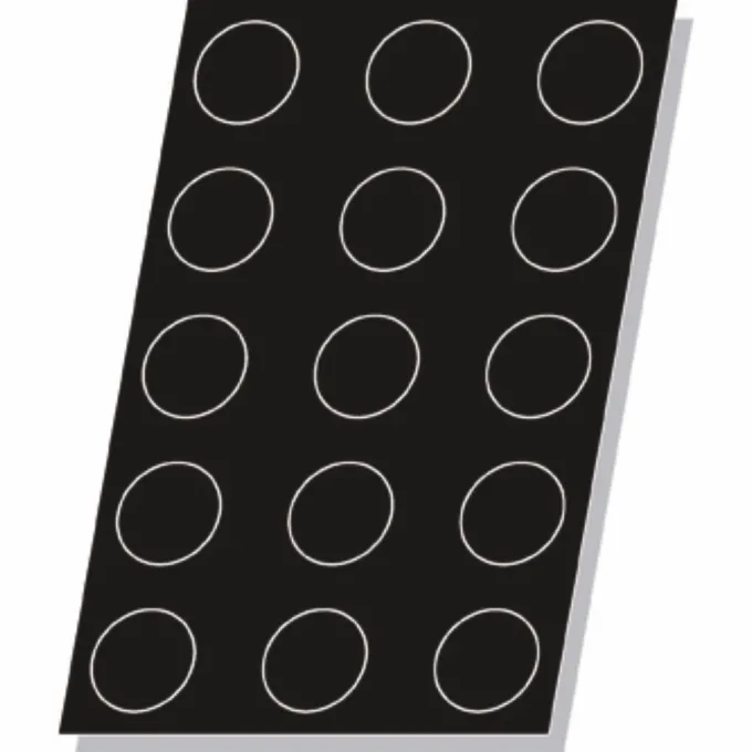 Moule Flexipan® Plaque Silicone 15 Tartes Tatin - Pujadas
