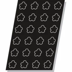 Moule Flexipan® Plaque Silicone 24 Fleurs 60 ml - Pujadas