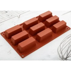 Moule à 9 Gâteaux en Silicone - Pavoni