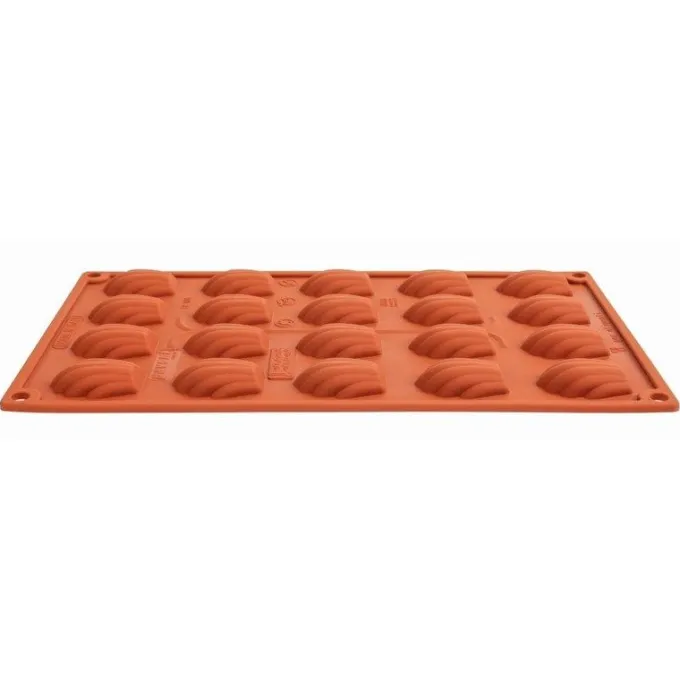 Moule à 20 Minis Madeleines Anti-Adhésif en Silicone - Pavoni