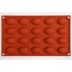 Moule à 20 Minis Madeleines Anti-Adhésif en Silicone - Pavoni