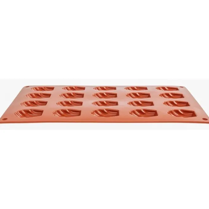 Moule à 20 Minis Madeleines Anti-Adhésif en Silicone - Pavoni