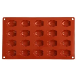 Moule à 20 Minis Madeleines Anti-Adhésif en Silicone - Pavoni