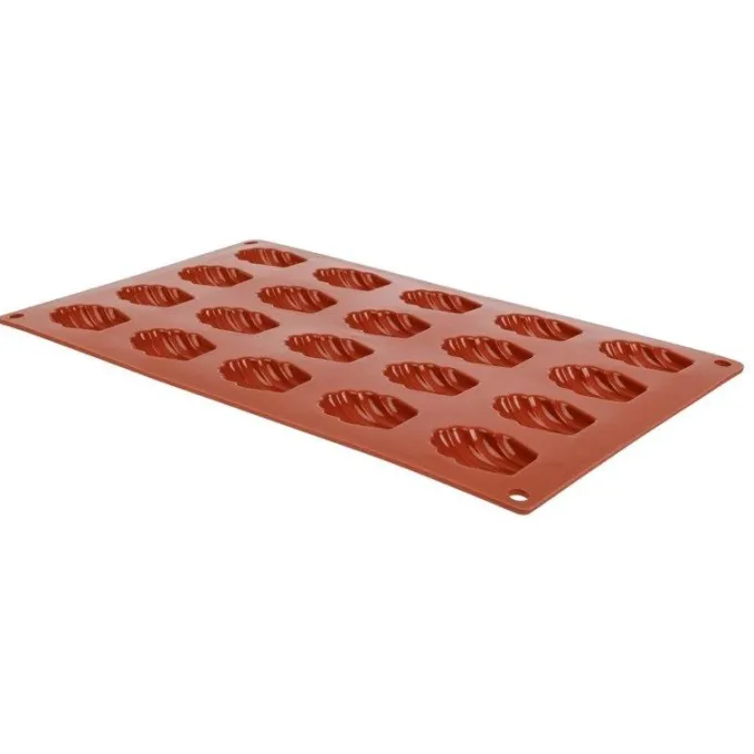 Moule à 20 Minis Madeleines Anti-Adhésif en Silicone - Pavoni