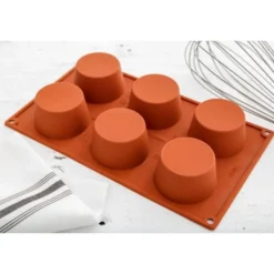 Moule à 6 Muffins en Silicone - Pavoni
